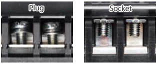 Wide compatibility by their screw terminal