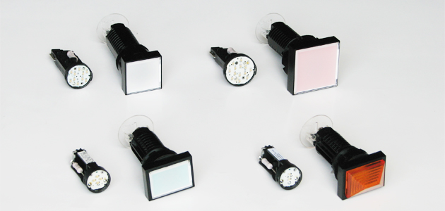 SQUARE TYPE LED INDICATOR